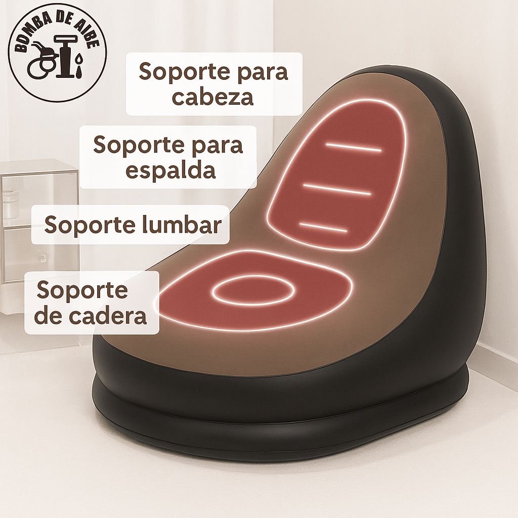 Súper Puff Air- Sillón inflable Ultra Comodo